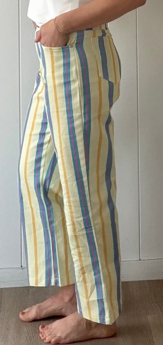 Stripe Coloured Pants