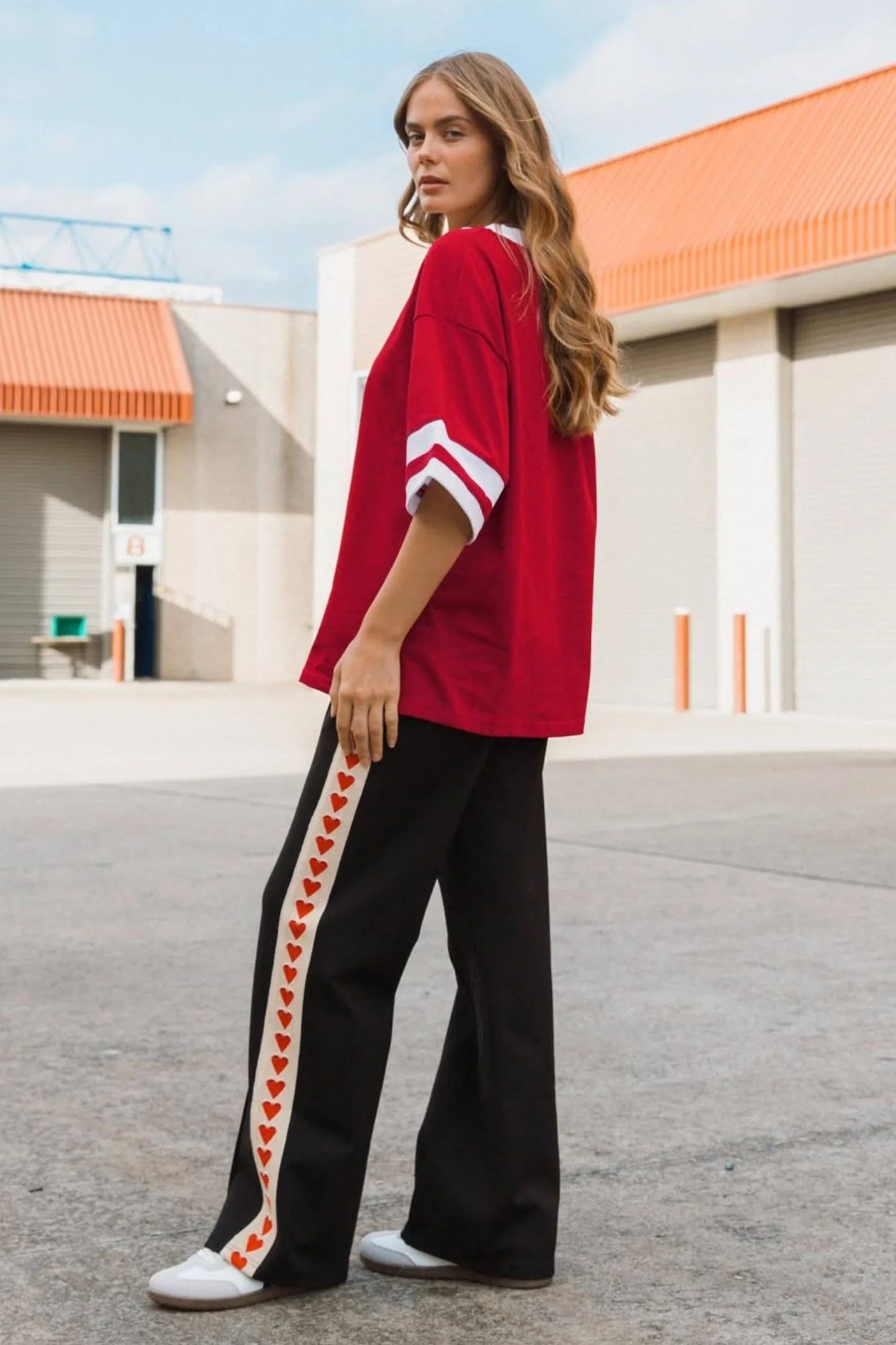 Ebby and I Queen of Heart Pants