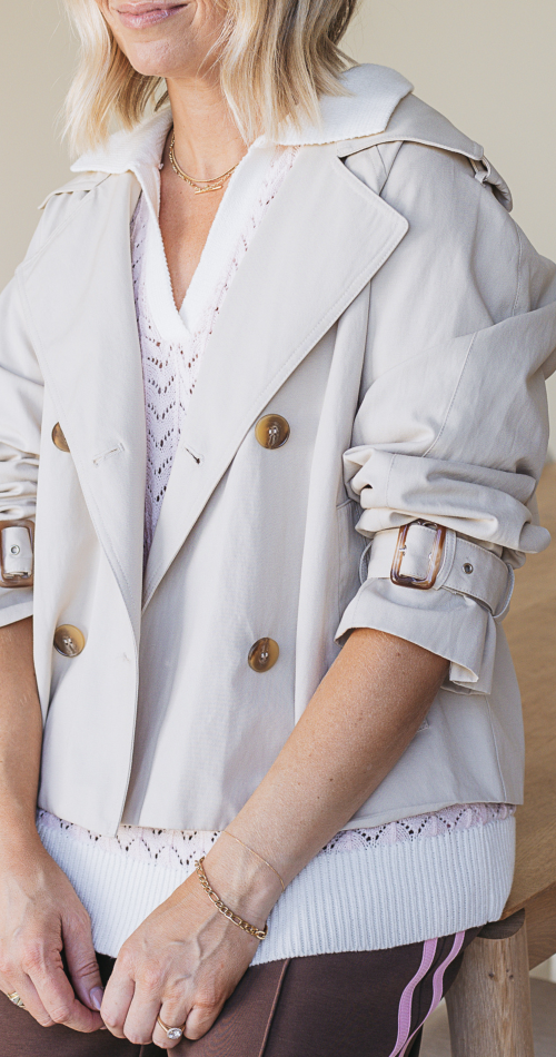 Feather and Noise Theo Trench - Stone