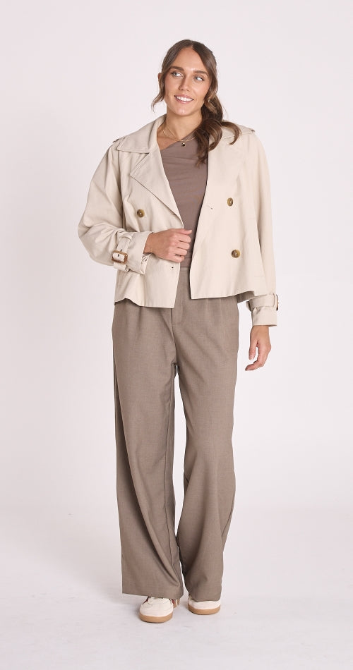 Feather and Noise Theo Trench - Stone