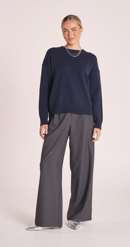 Feather and Noise Margot Knit - Navy