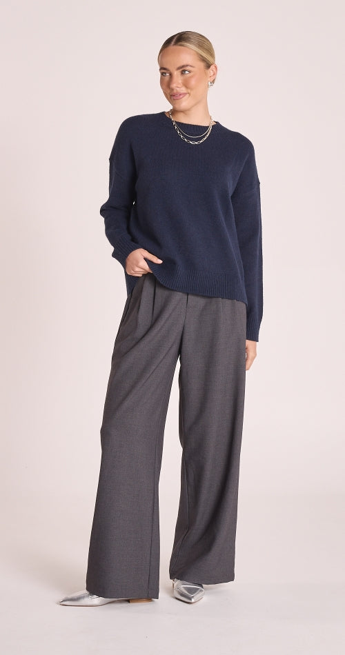 Feather and Noise Margot Knit - Navy