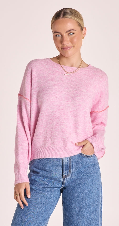Feather and Noise Elodie Knit - Fairy Floss