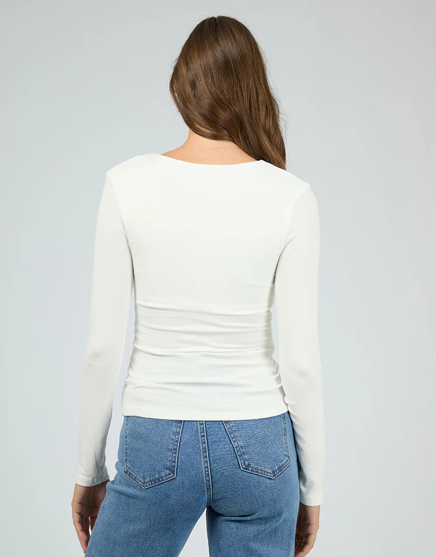 All About Eve Kylie Long Sleeve White