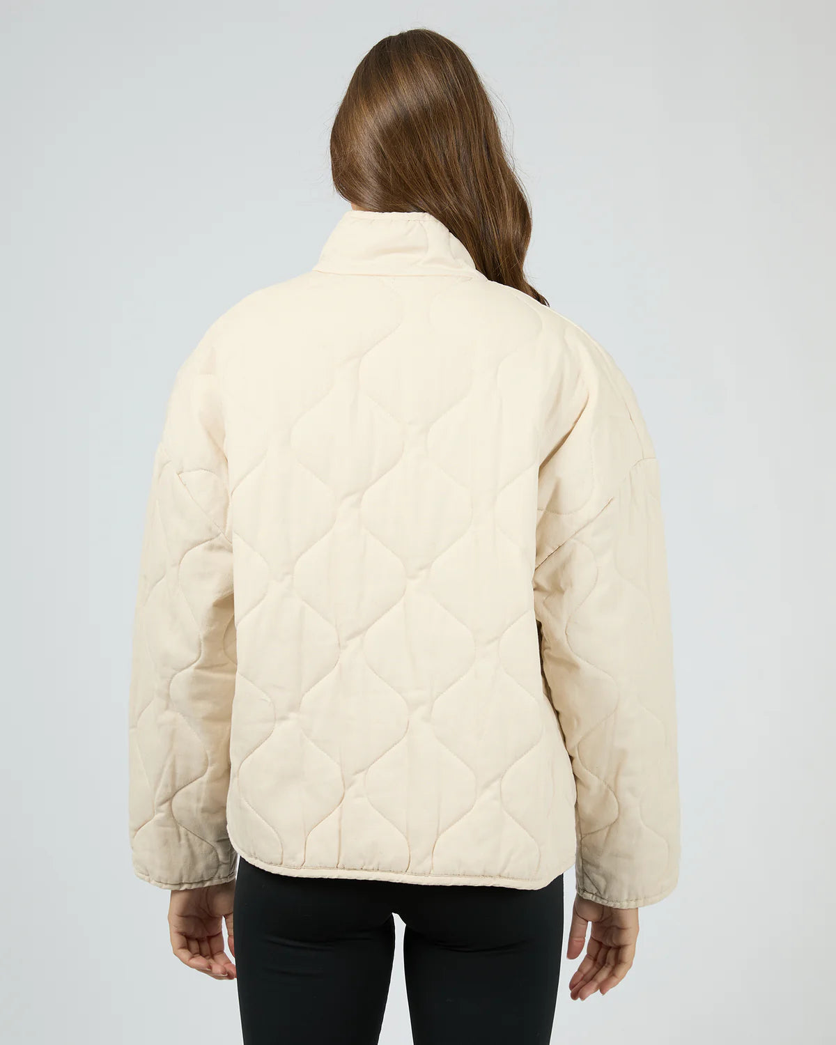 All About Eve Pasadena Quilted Jacket Vanilla