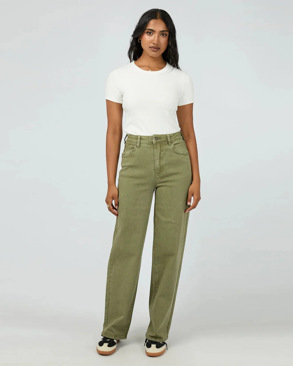 All About Eve Skye Comfort Jean Khaki