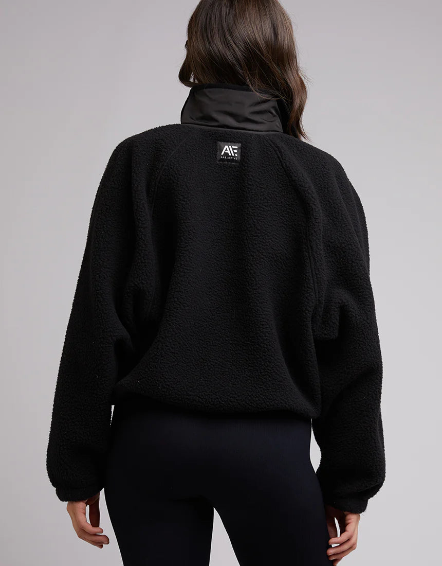 All About Eve Active Teddy Zip 1/4 Black