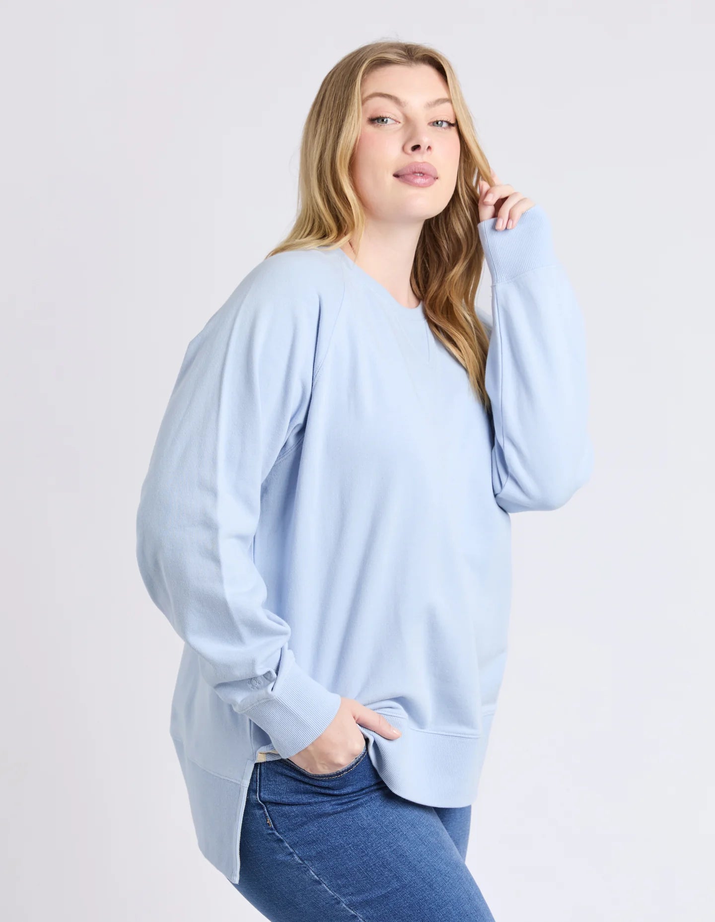 Elm Melbourne Crew Sky Blue