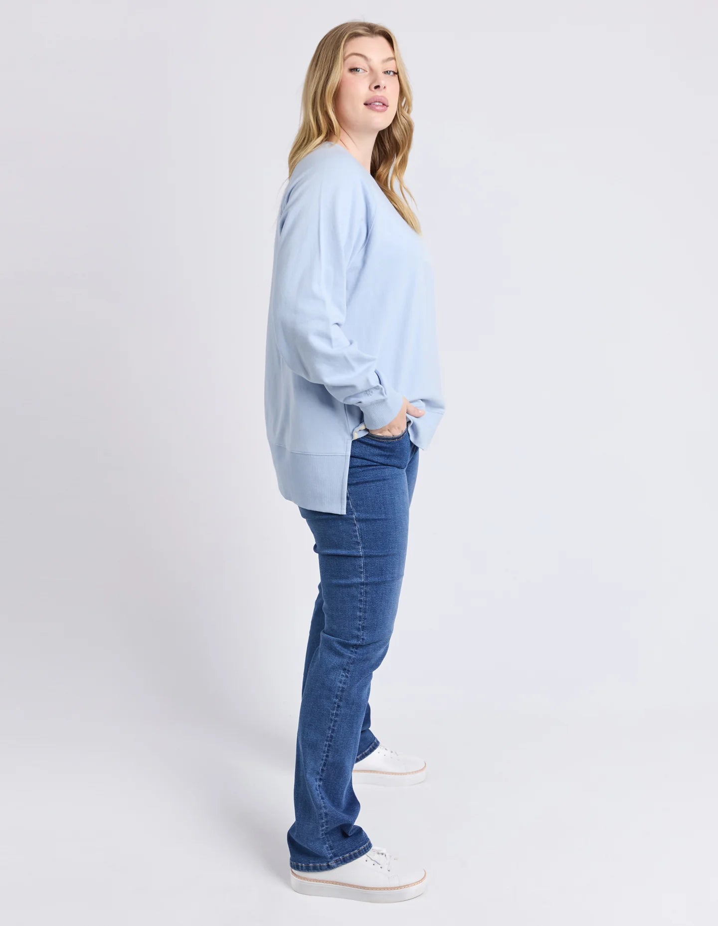 Elm Melbourne Crew Sky Blue