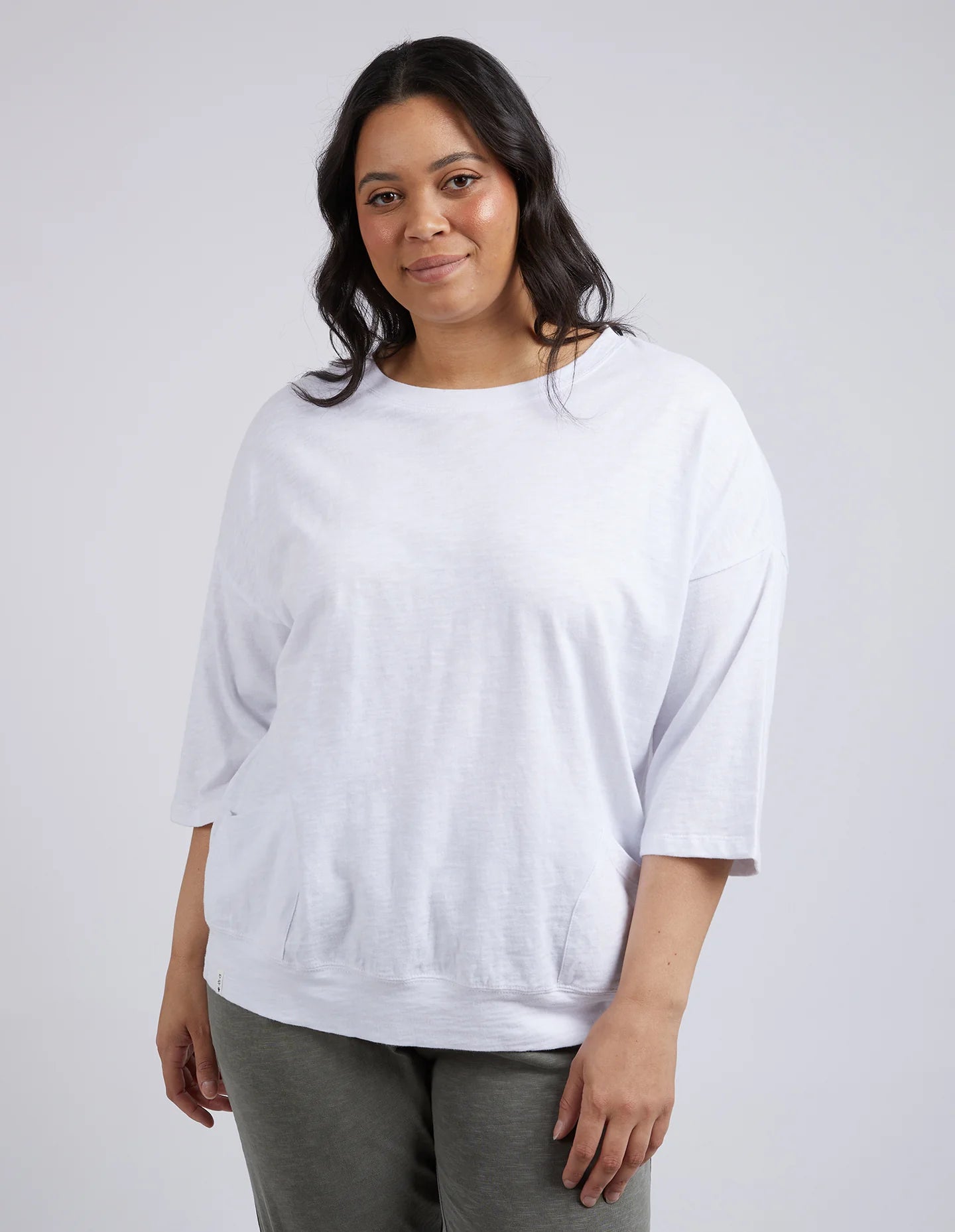Elm Mazie Sweat White