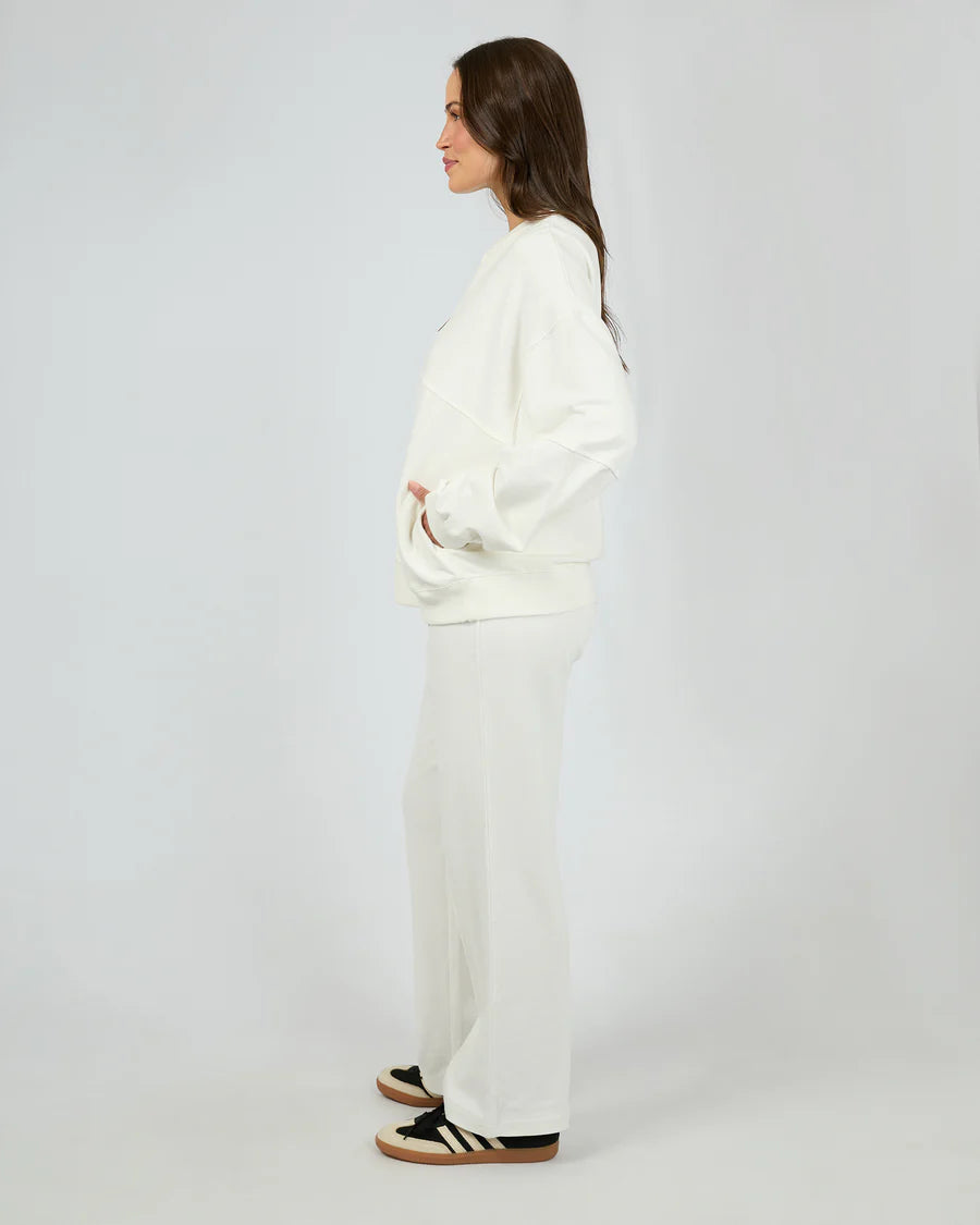 Silent Theory Nara Fleece Bomber Vinatge White