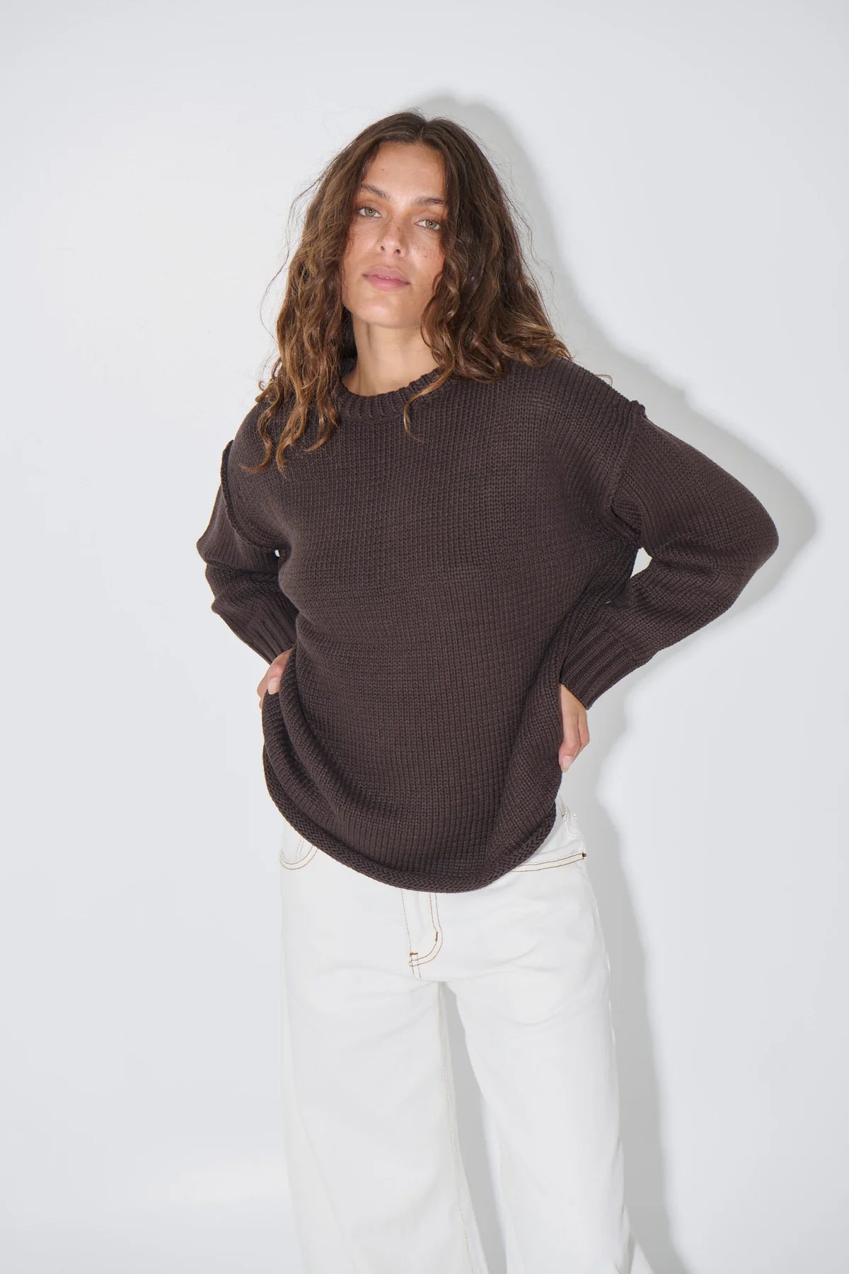Paper Heart Antonia Jumper Chocolate
