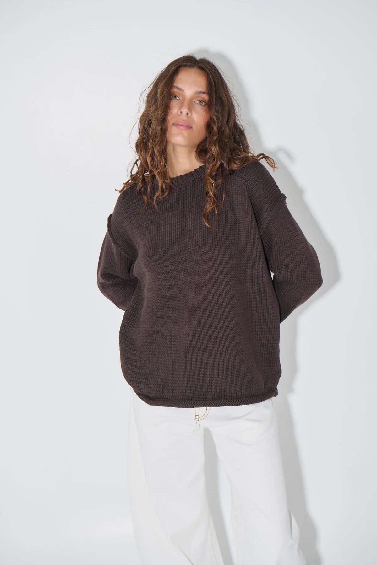 Paper Heart Antonia Jumper Chocolate
