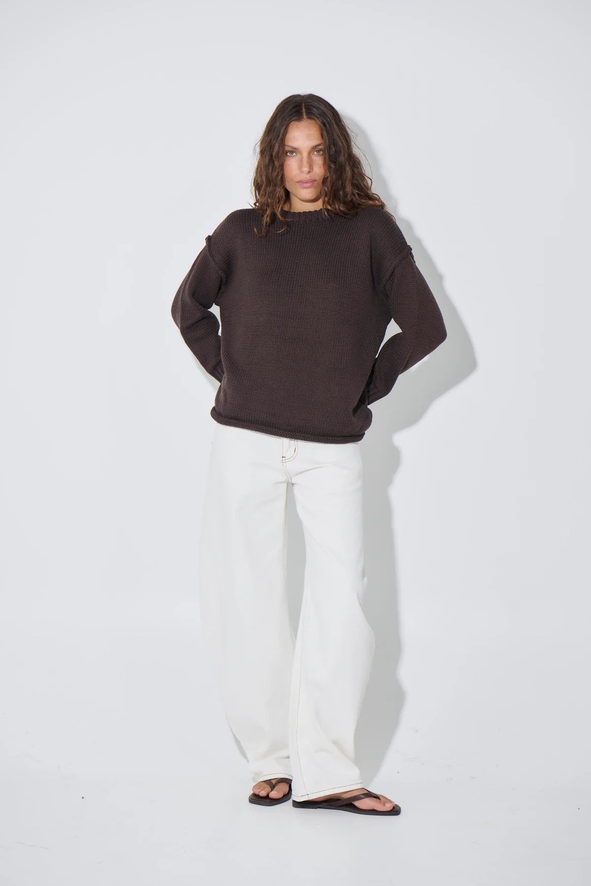 Paper Heart Antonia Jumper Chocolate