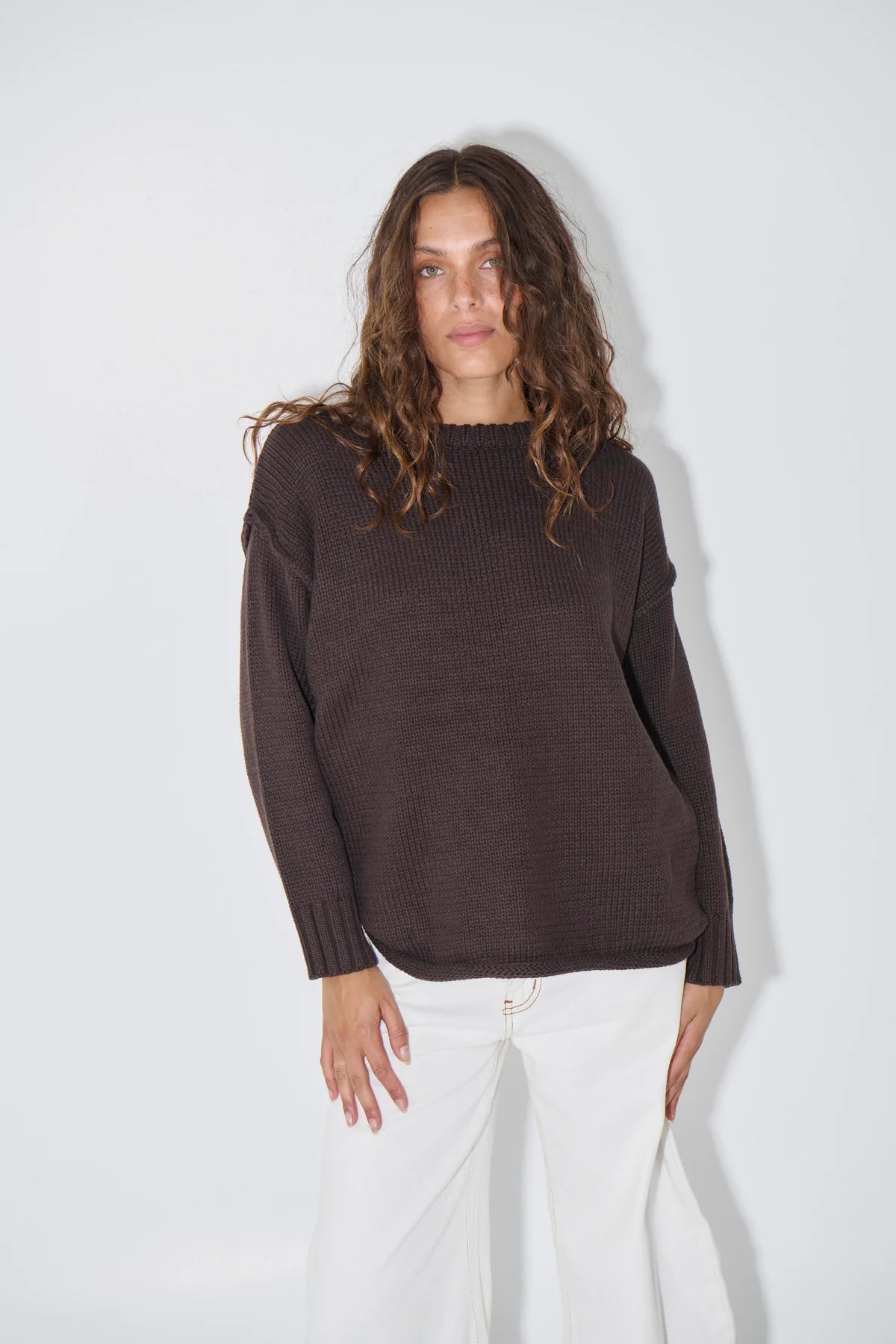 Paper Heart Antonia Jumper Chocolate