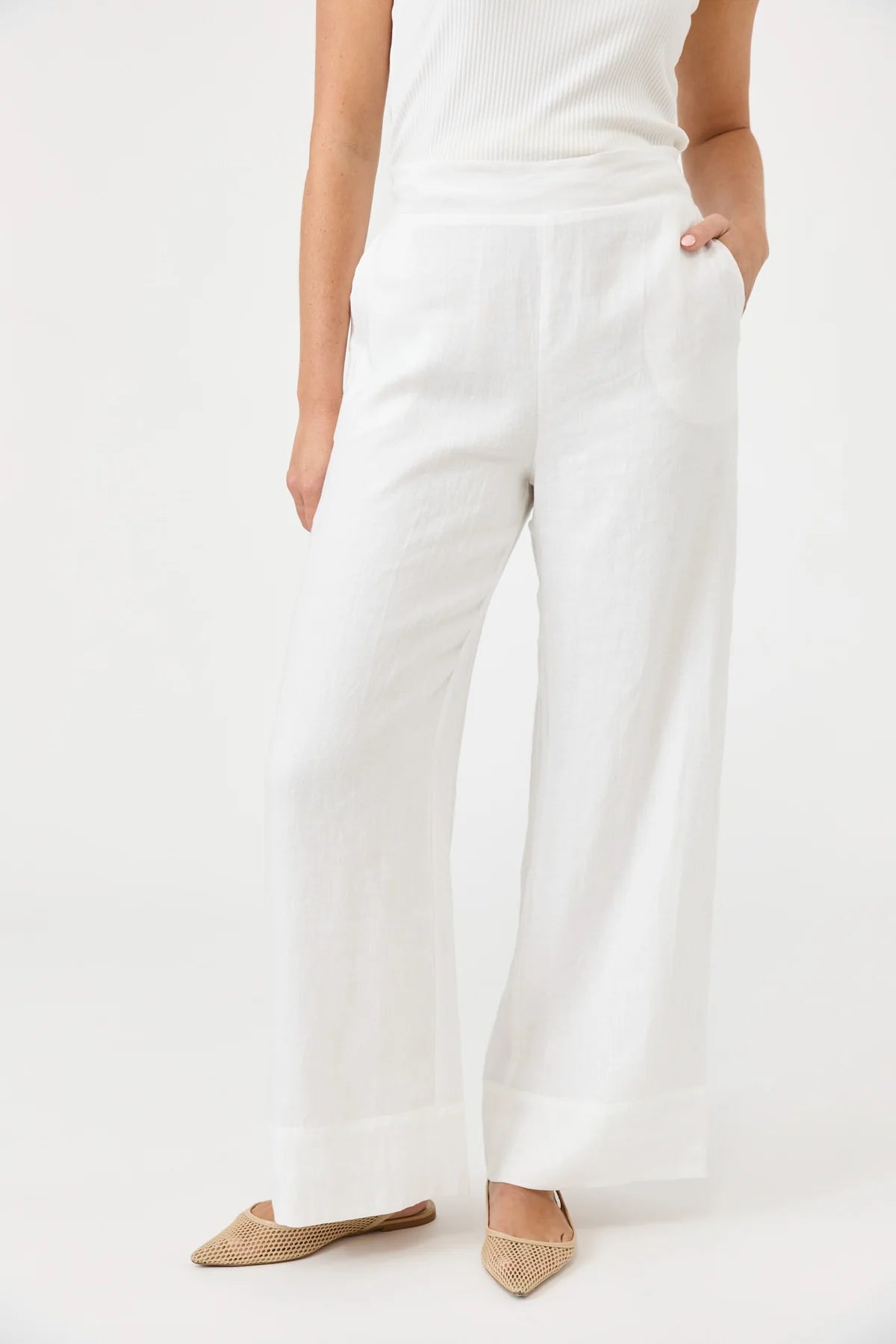 Eb and Ive Studio Pant - Salt