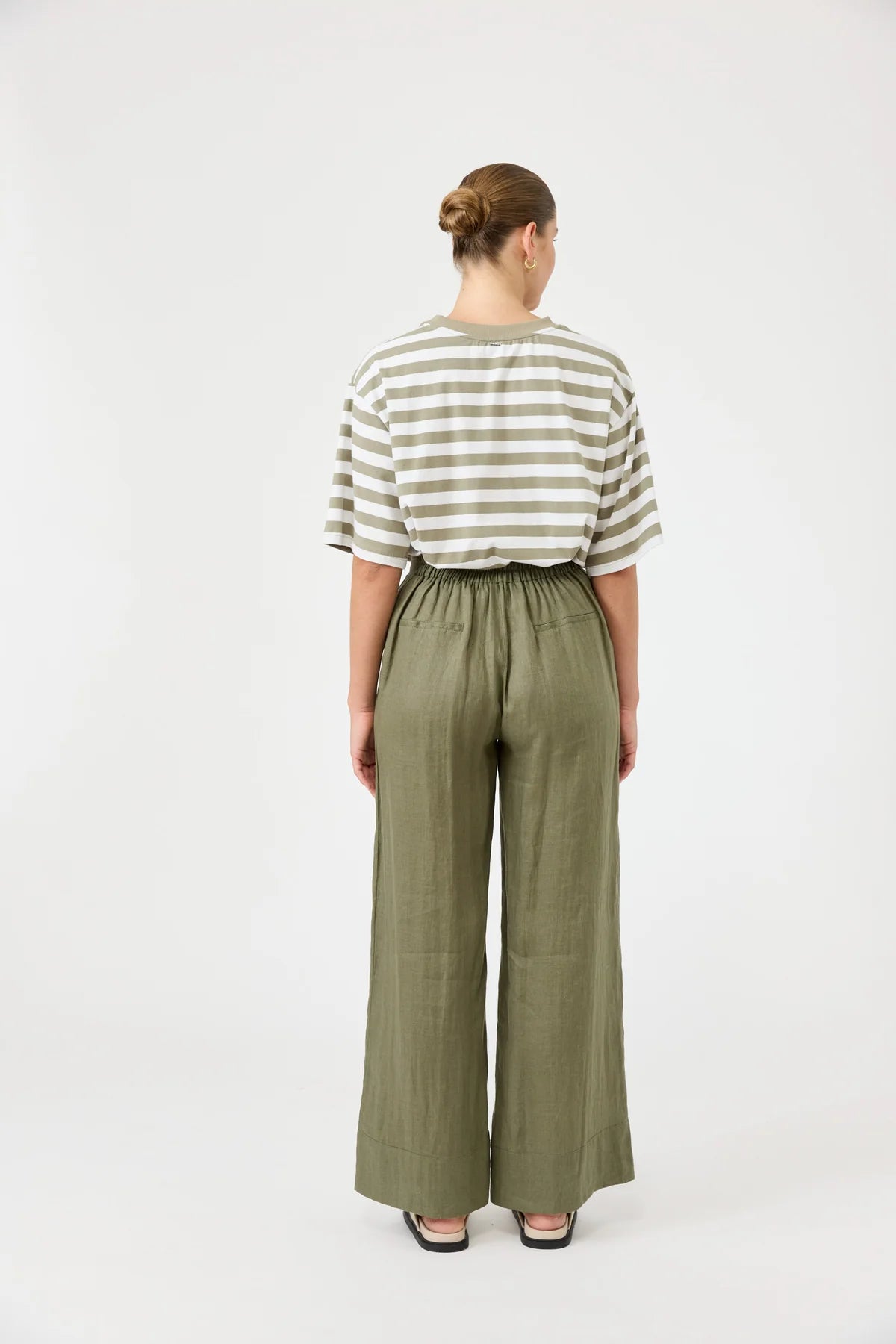 Eb and Ive Studio Pant - Khaki