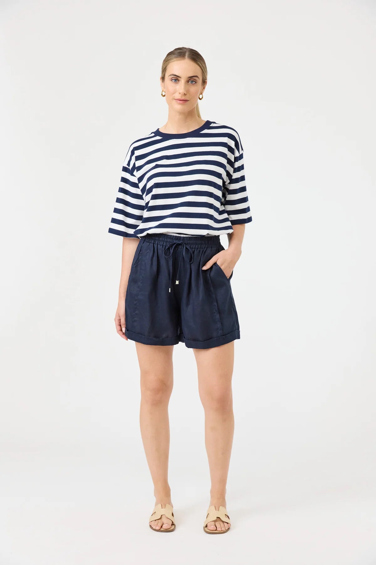 Eb and Ive Studio Shorts - Navy