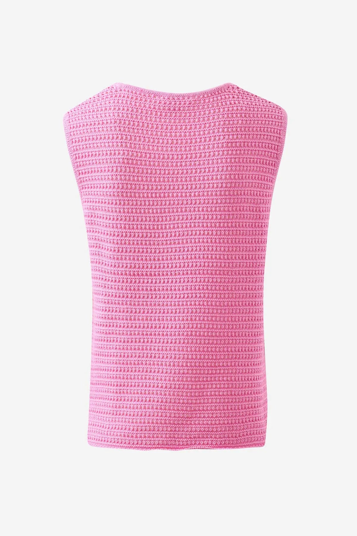Ceres Life Margot Mesh Knit Tank Pink