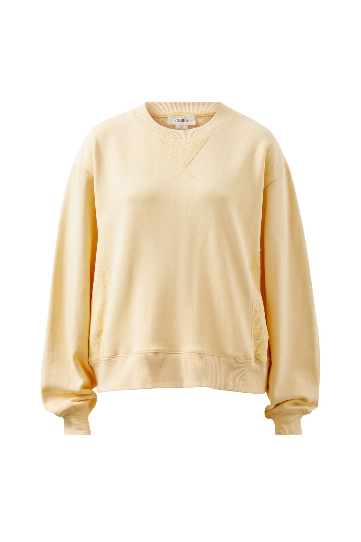 Ceres Life Ruby Reverse Panel Crew Yellow