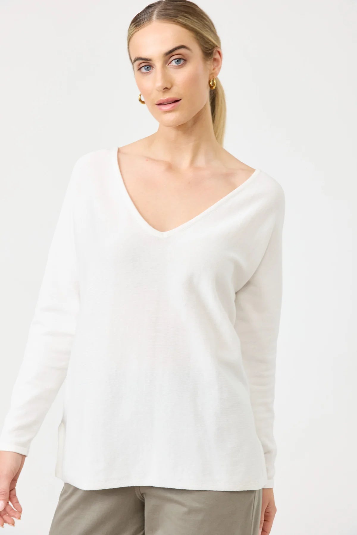 Eb and Ive Studio Knit Tank Salt