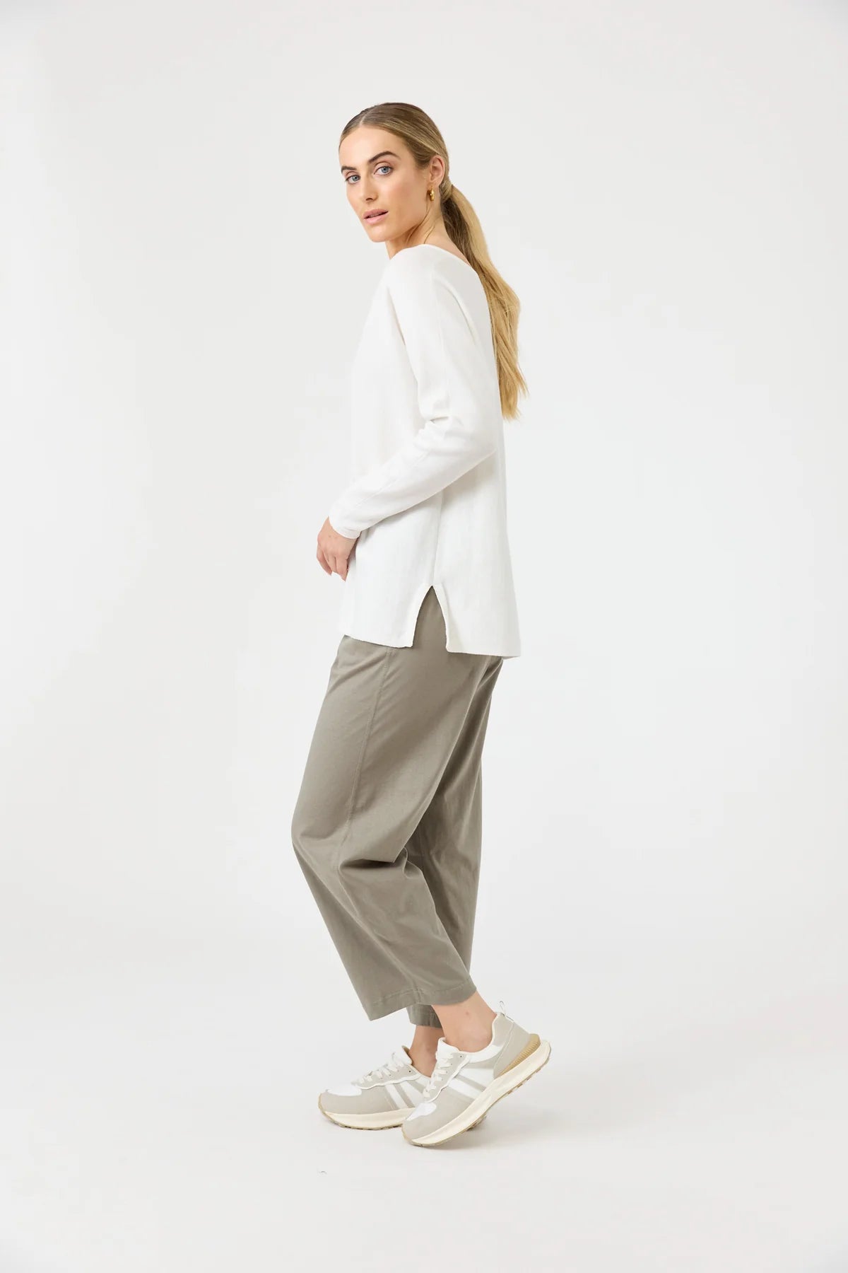Eb and Ive Studio Knit Tank Salt