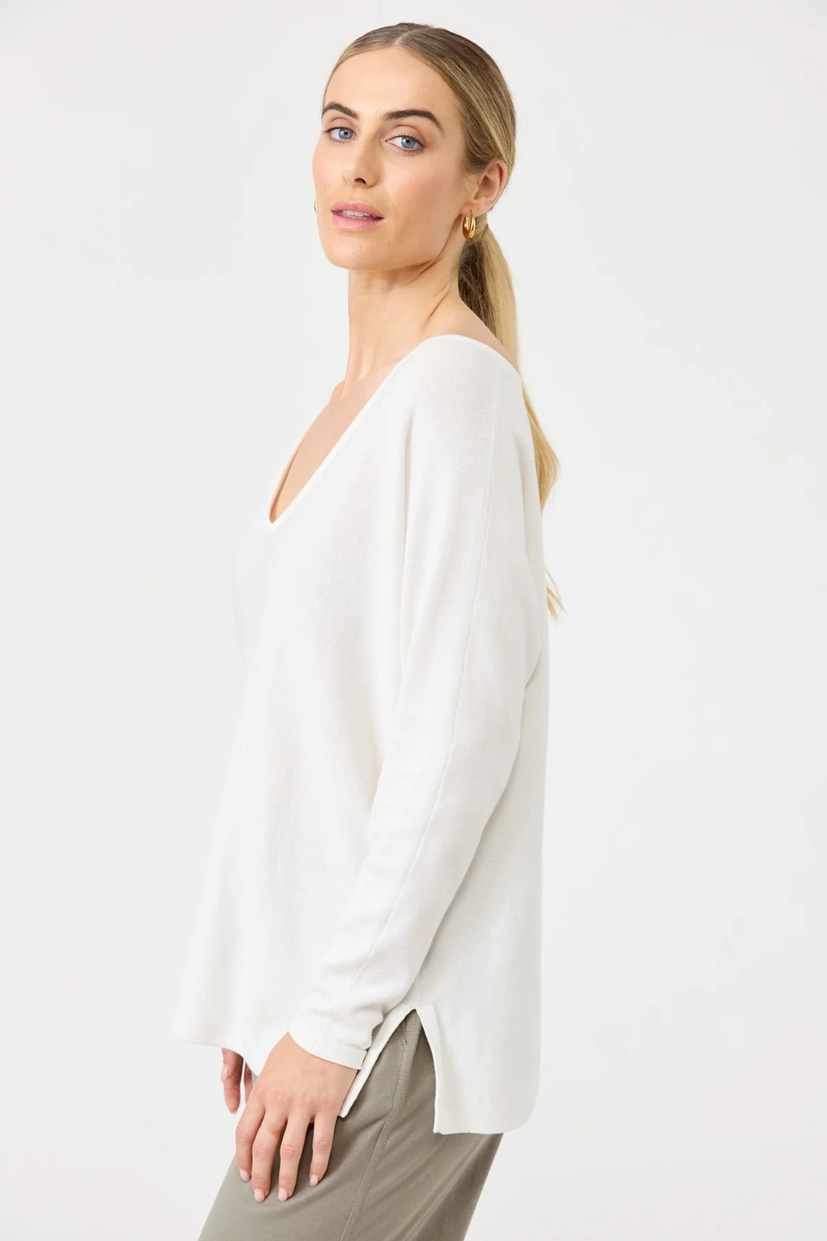 Eb and Ive Studio Knit Tank Salt