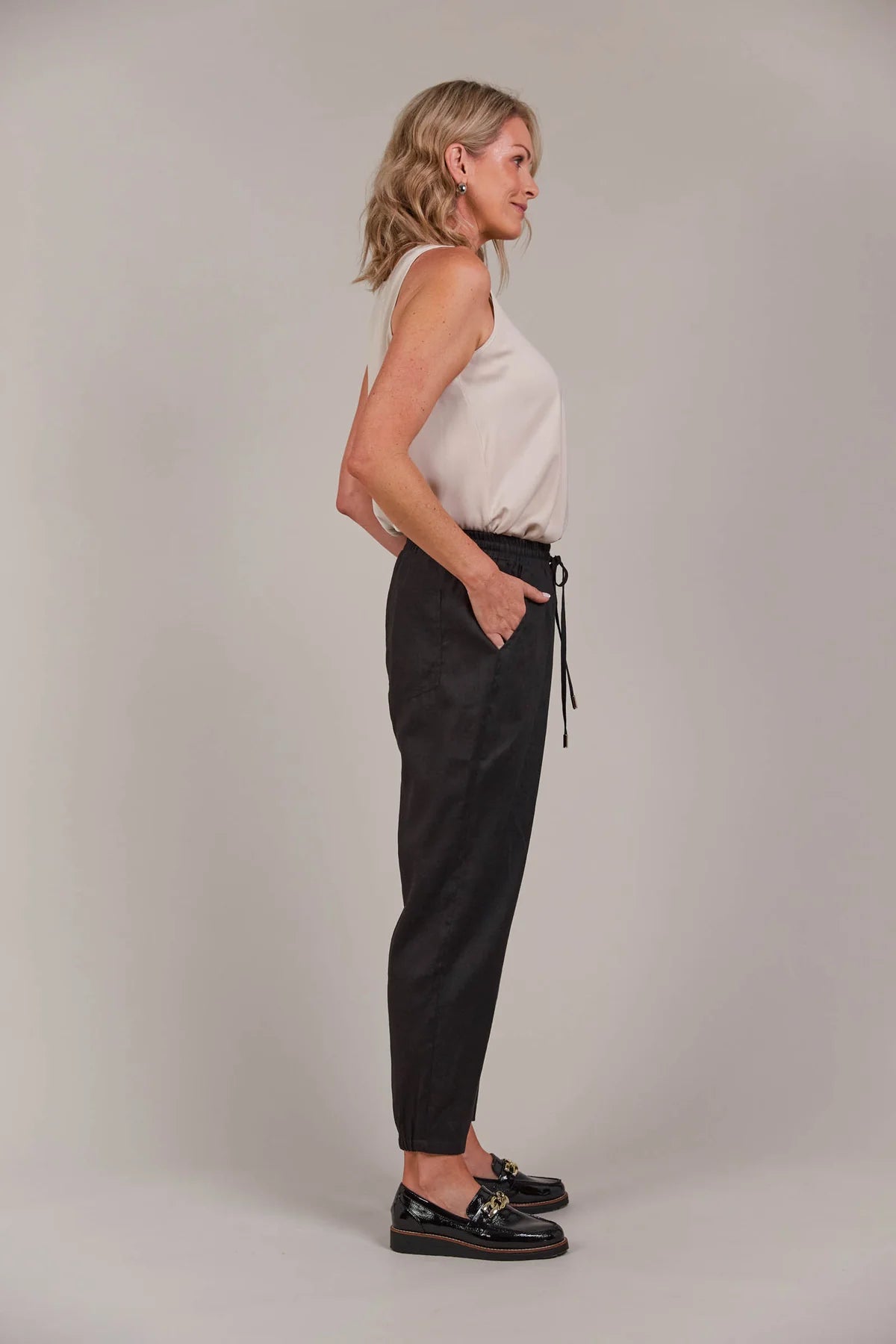 Eb and Ive Laax Relaxed Pant Black