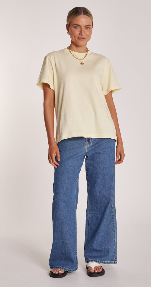 Feather and Noise Carter Tee - Butter