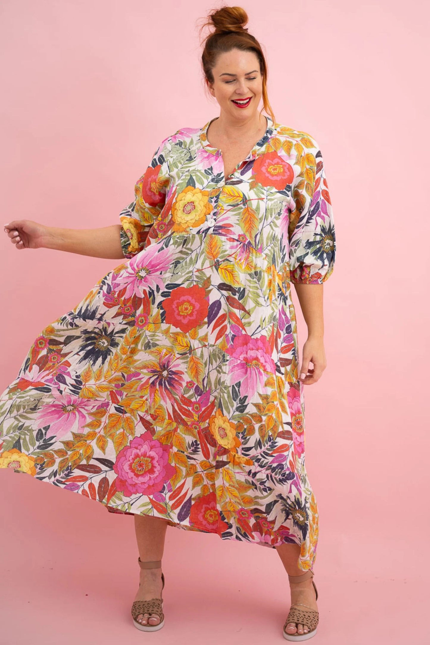 Donna Donna Summertime Tiered Dress | White