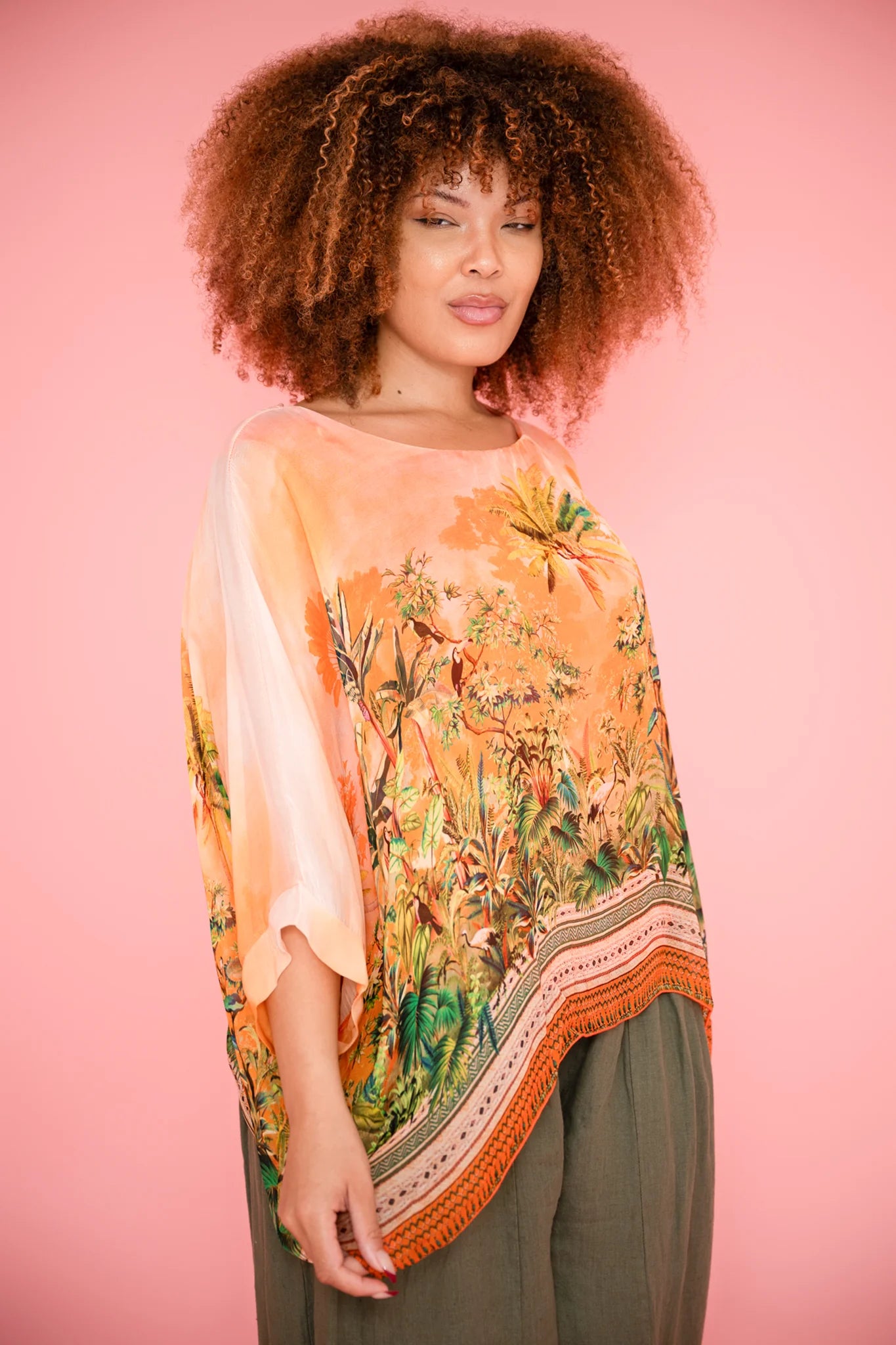 Donna Donna Toucan Top Orange