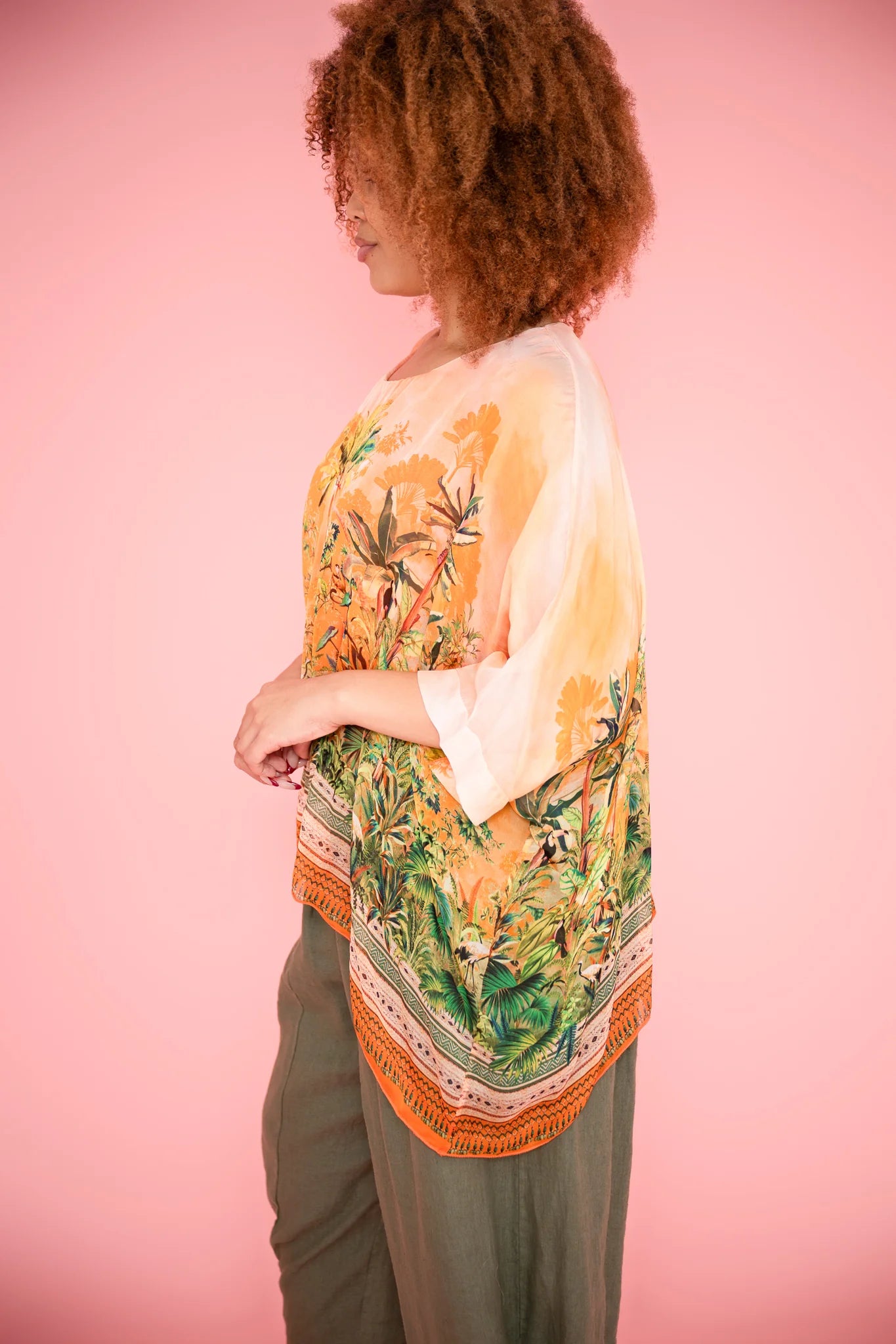 Donna Donna Toucan Top Orange