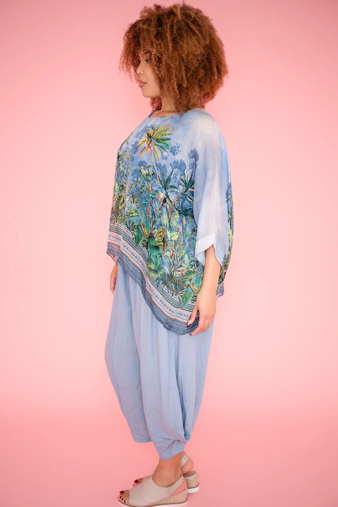 Donna Donna Toucan Top Jeans Blue