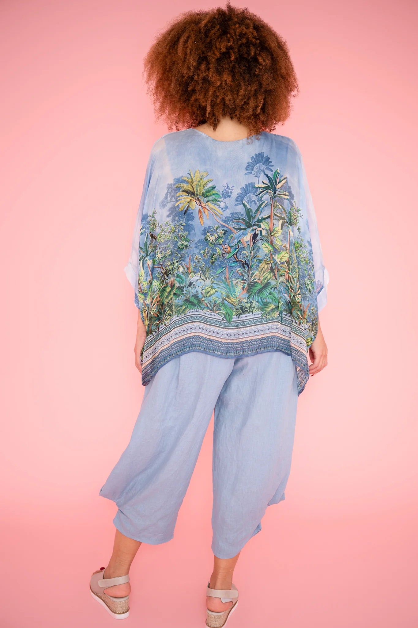 Donna Donna Toucan Top Jeans Blue