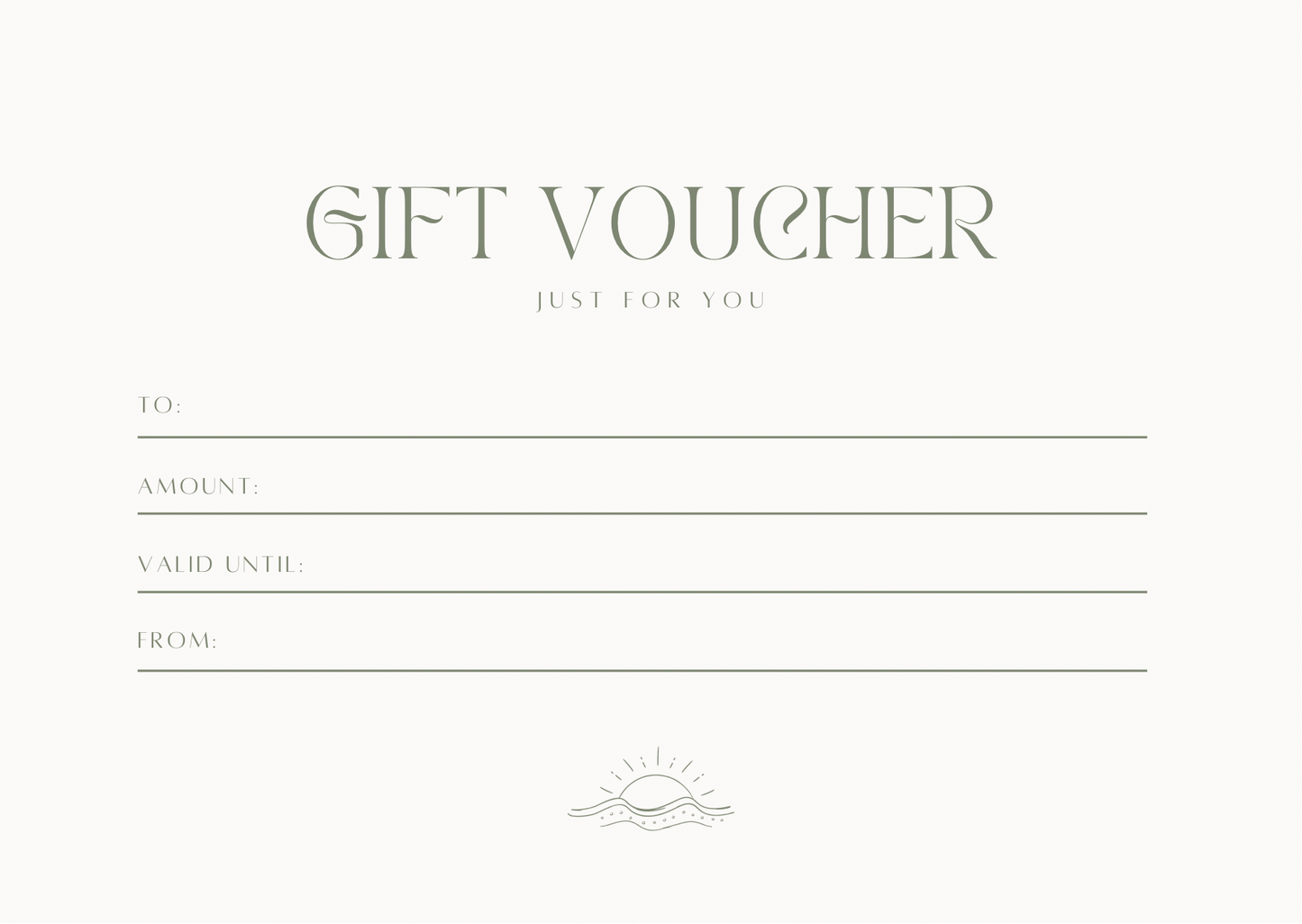 Coves Boutique Gift Card