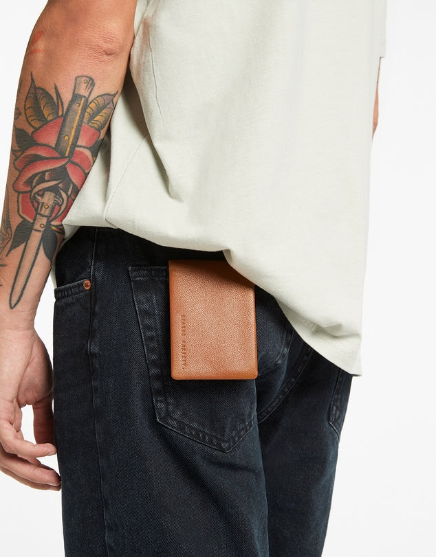 Status Anxiety Jonah Wallet - Camel