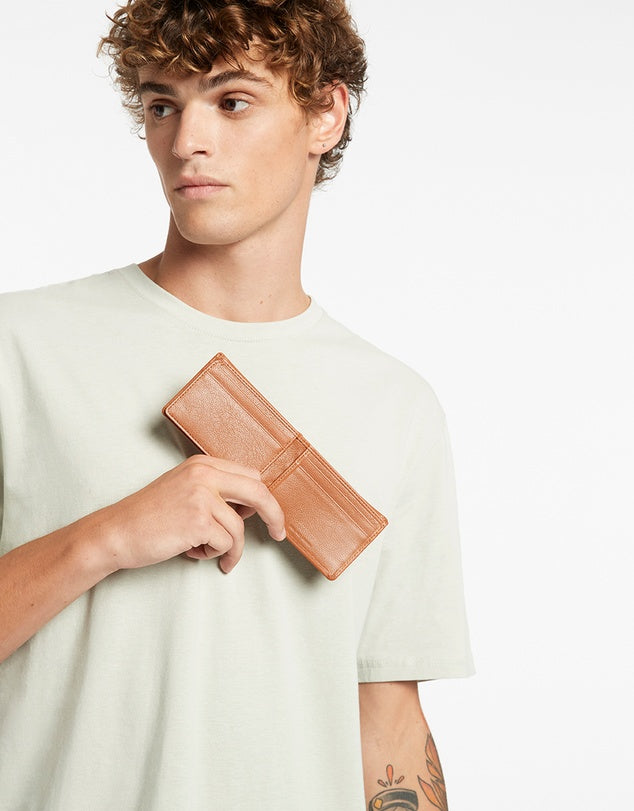 Status Anxiety Jonah Wallet - Camel