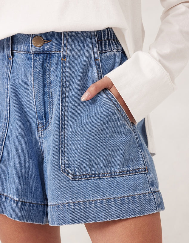 Ceres Life Weekender Short Vintage Blue