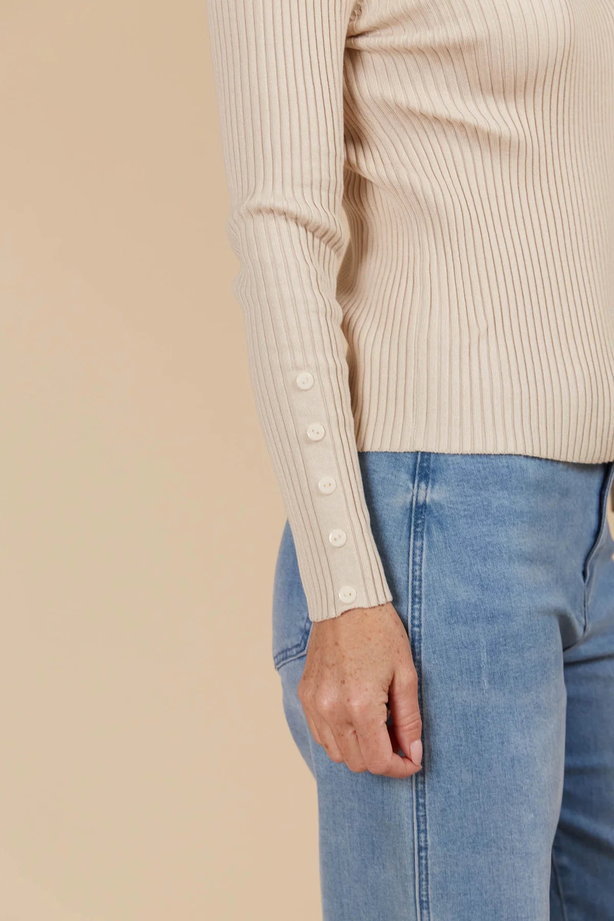 Isle of Mine Juno Knit Top - Canvas