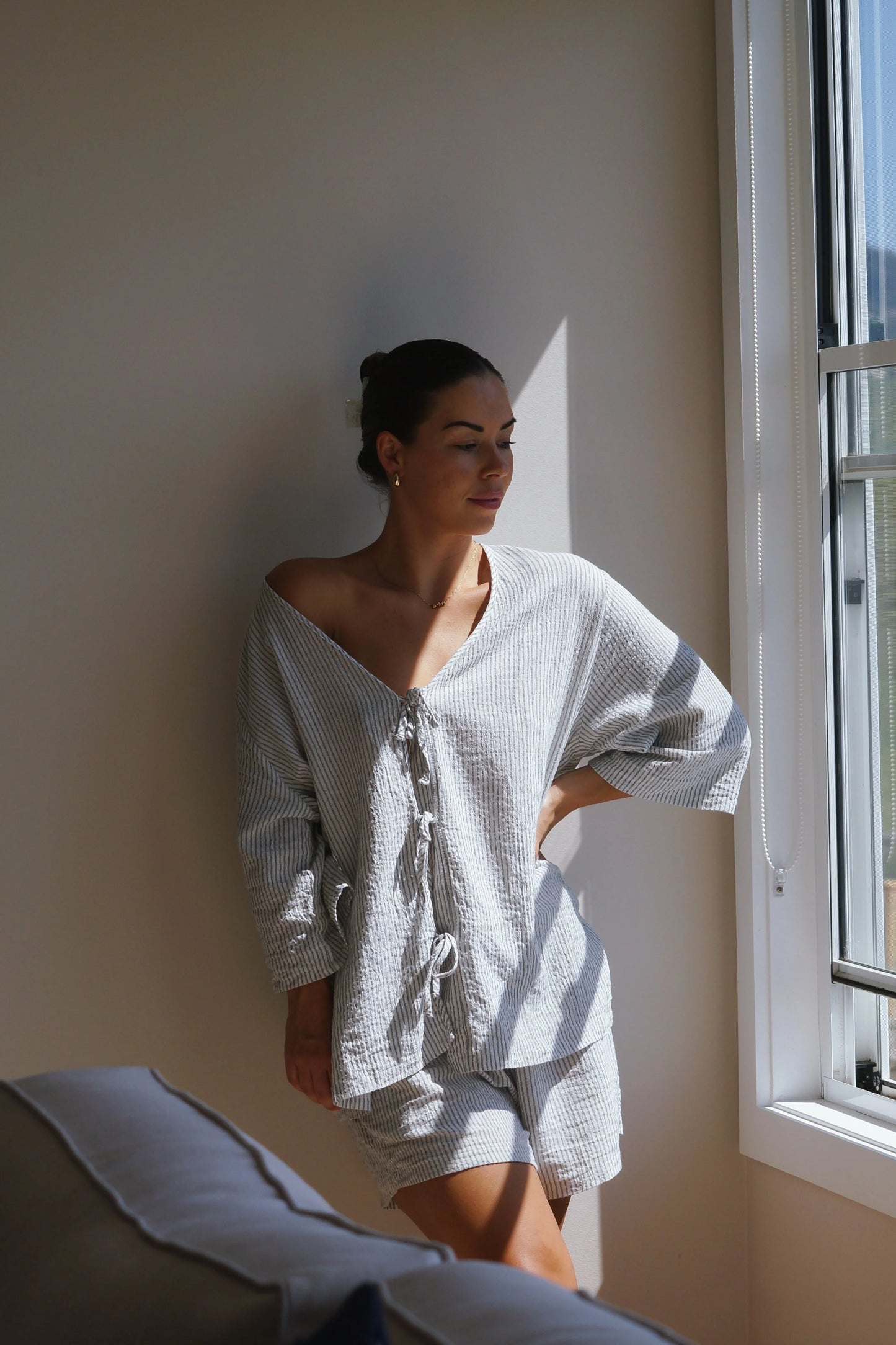 Len and Ko - Opal Stripe Set
