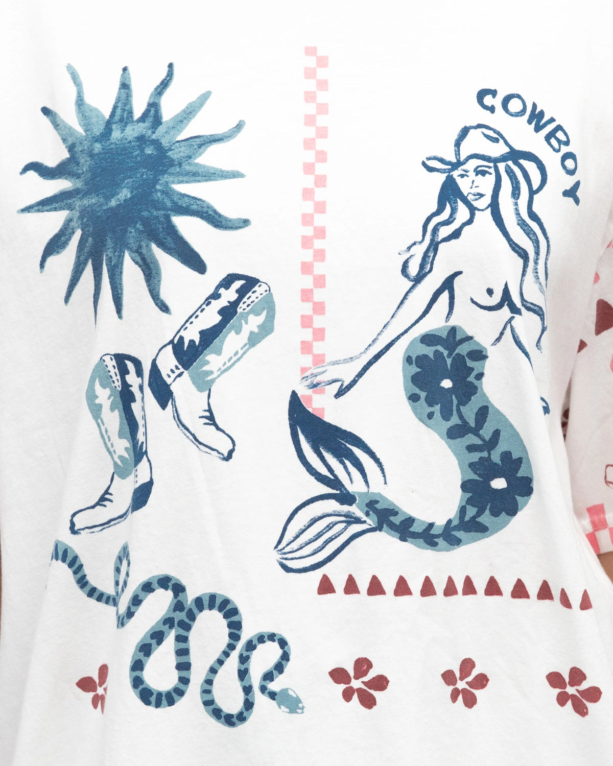 Paperheart Cowboy Mermaid Tee