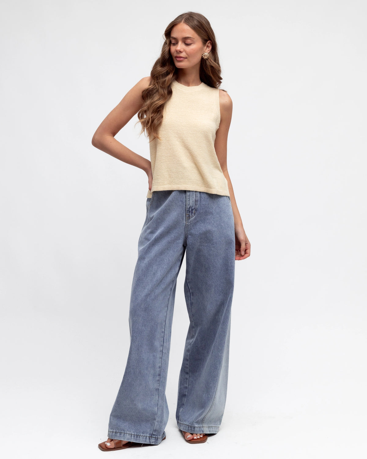 Paperheart Saturday Knit Top (Natural)