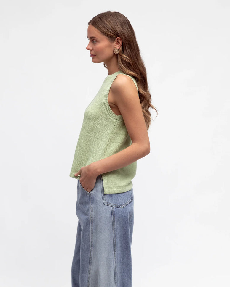 Paperheart Saturday Knit Top (Sea Moss)