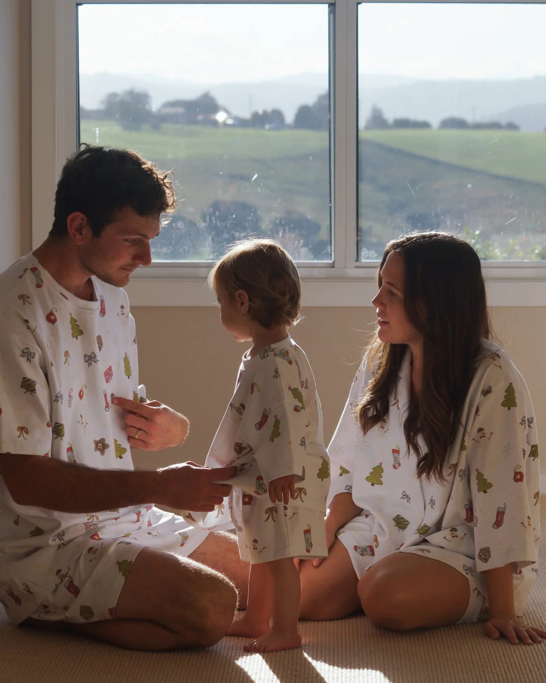 Len & Ko Women's Christmas Pyjama Set