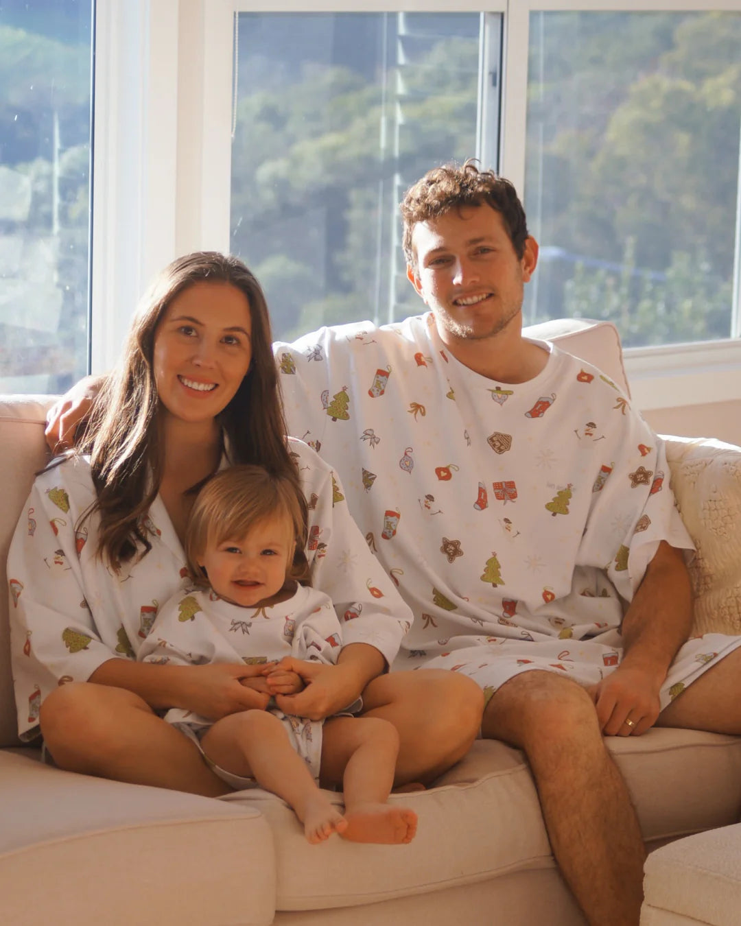 Len & Ko Women's Christmas Pyjama Set