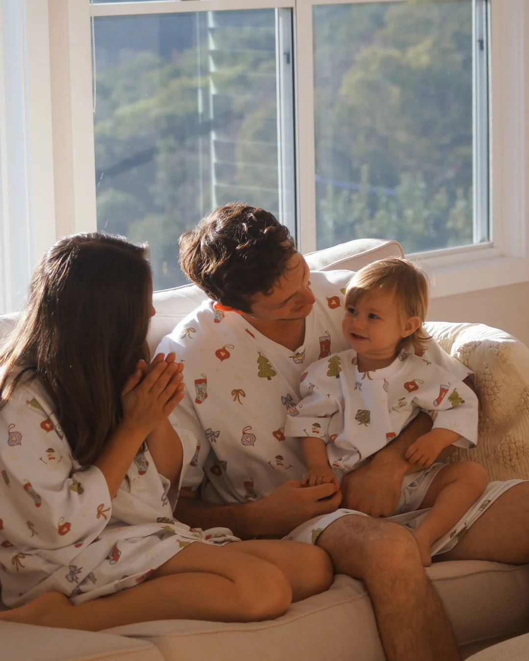 Len & Ko Women's Christmas Pyjama Set