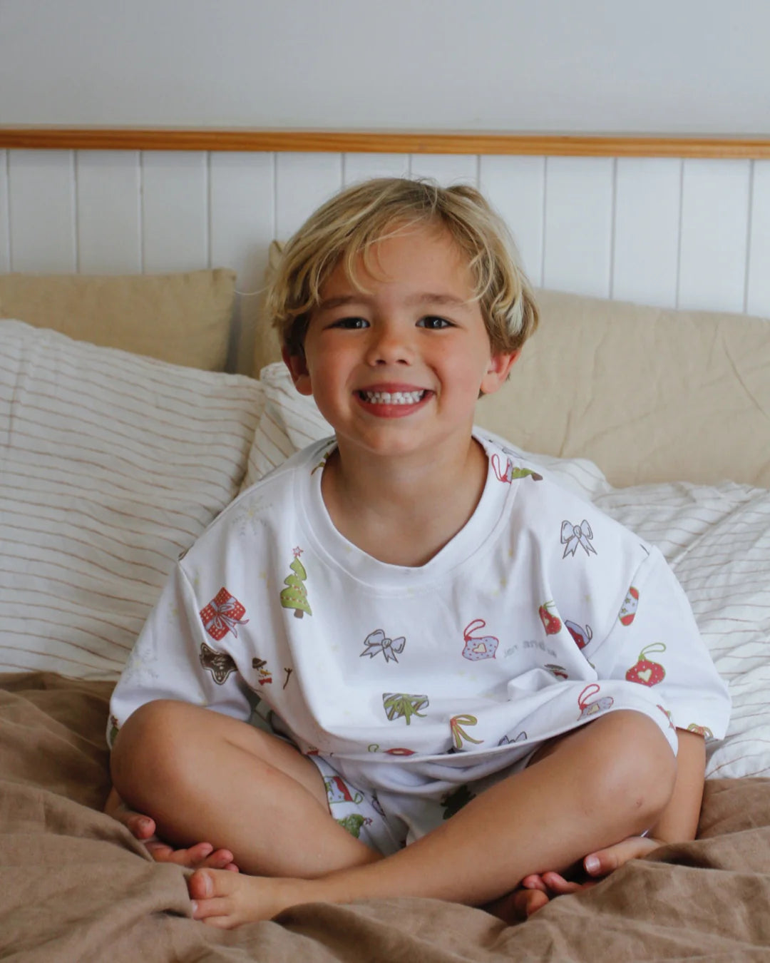 Len & Ko Kids Christmas Pyjama Set