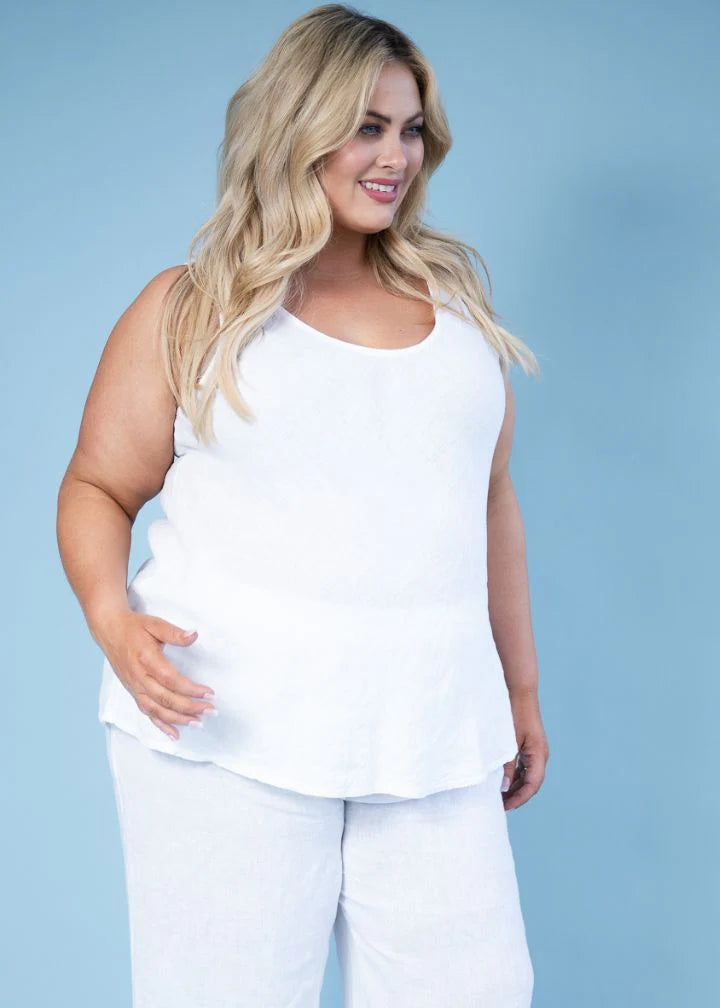 Donna Donna Camino Linen Tank