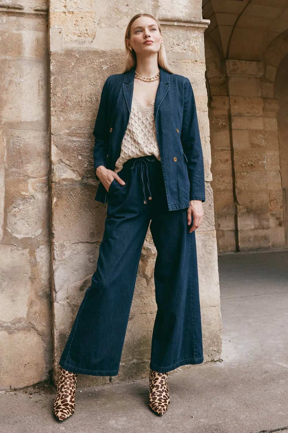 Eb and Ive Pepi Wide Denim Pant