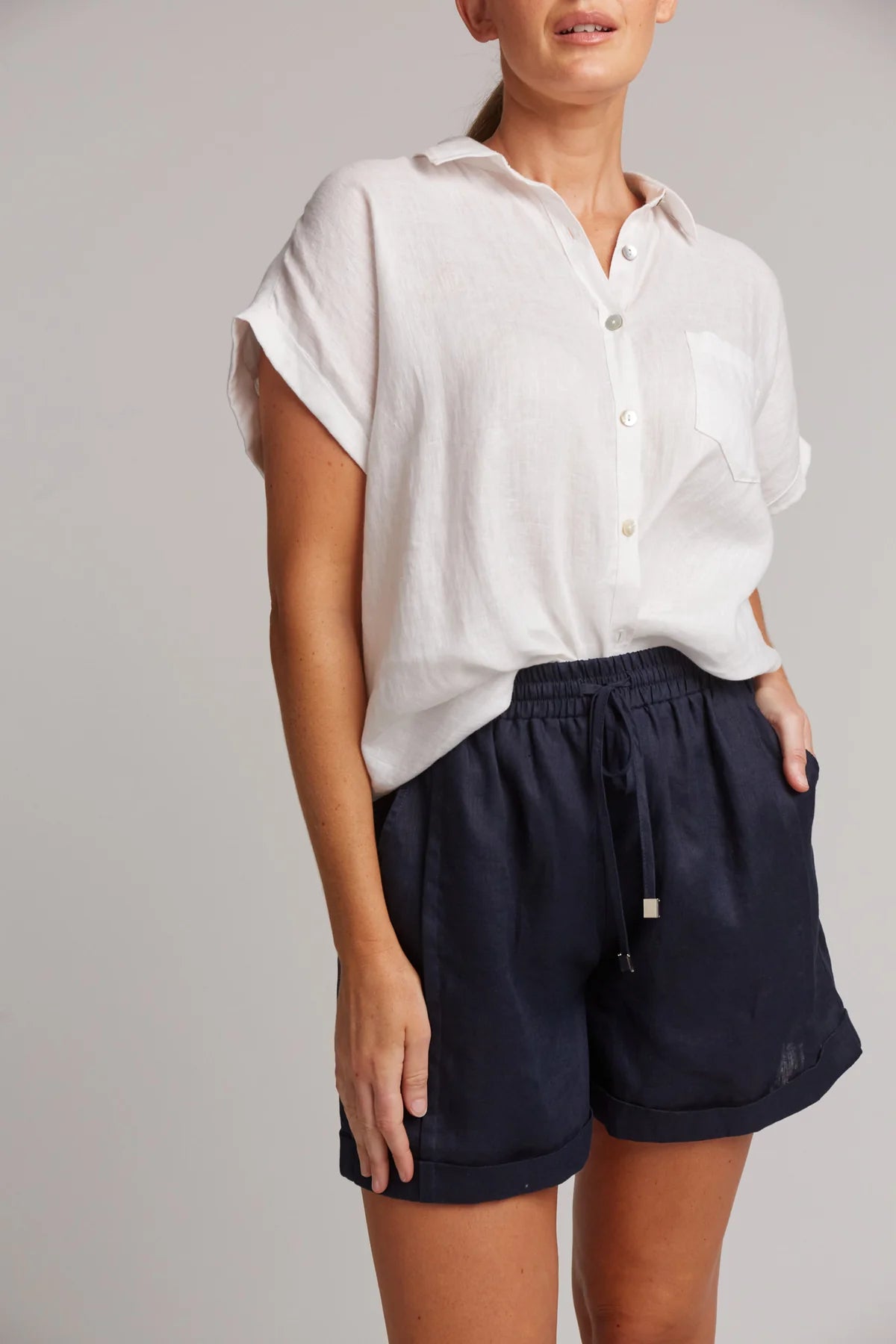 Eb and Ive Studio Shorts - Navy